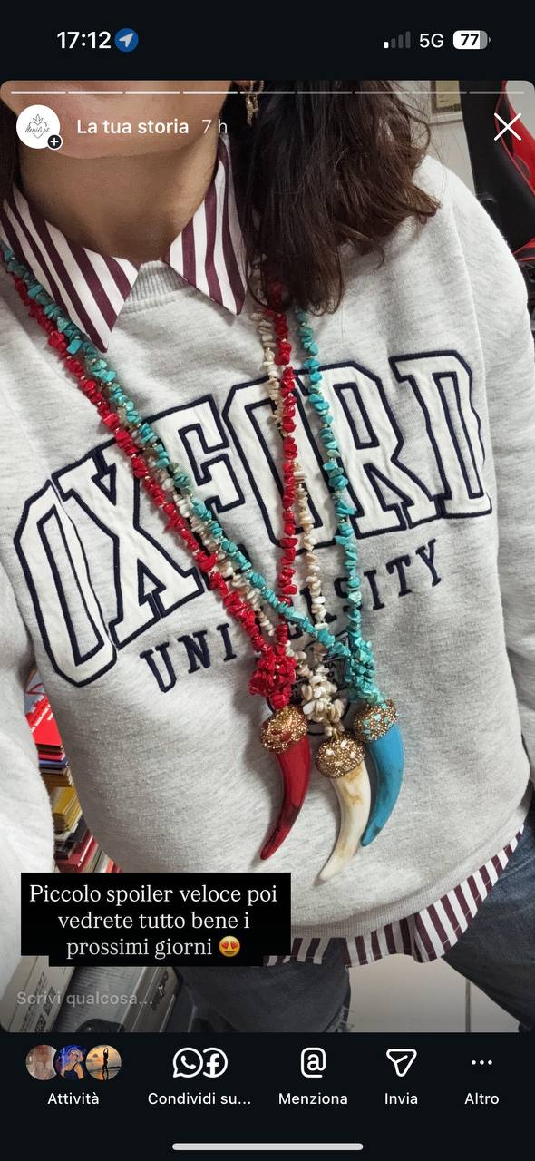 Collane maxi cornetto