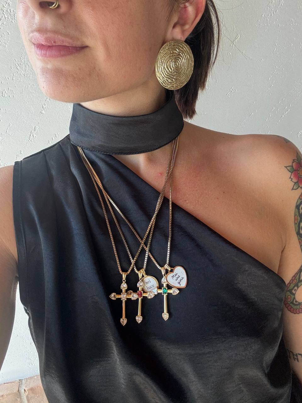 Collana Charms Croci