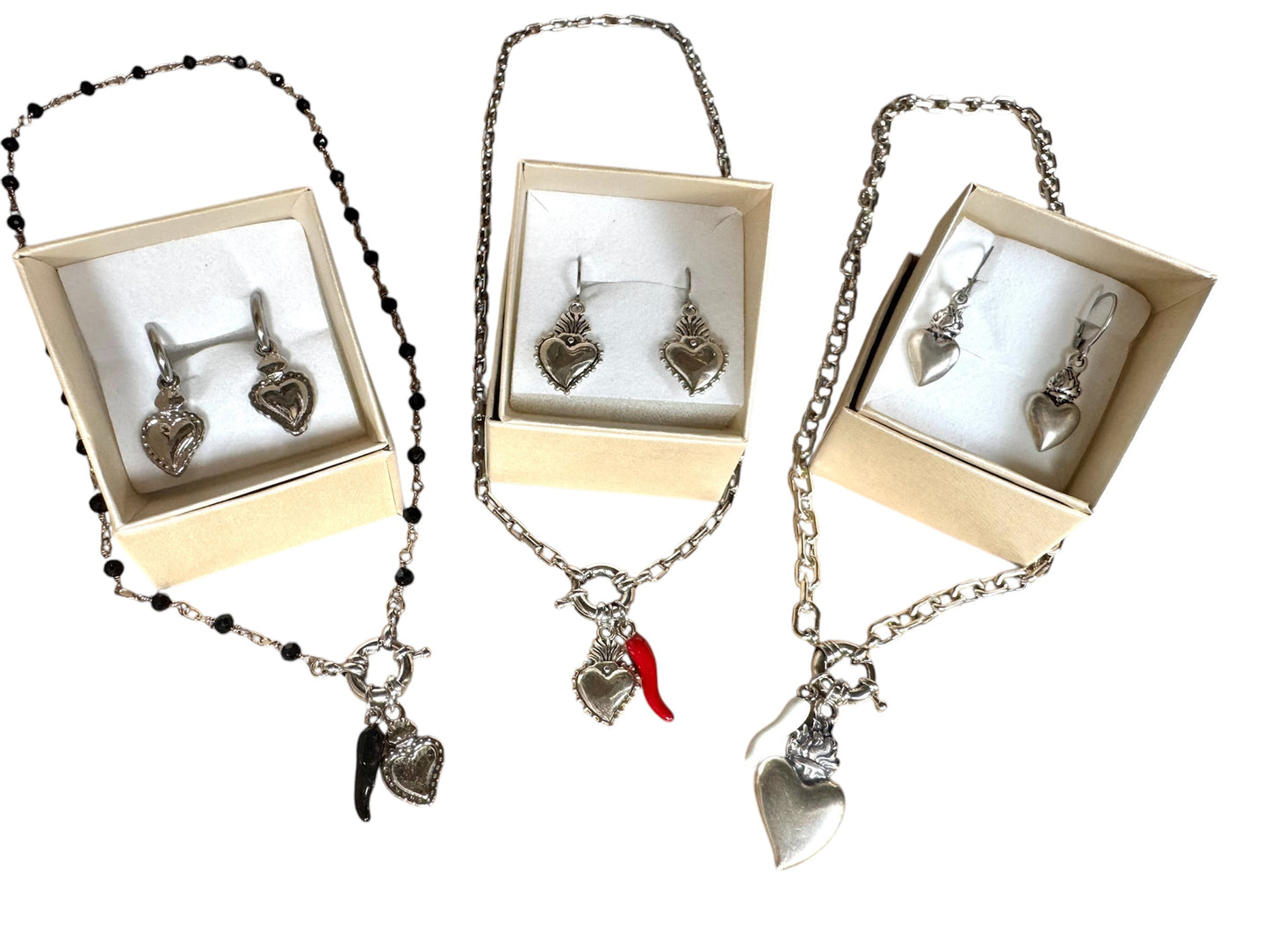 Collana Fortuna silver + orecchini