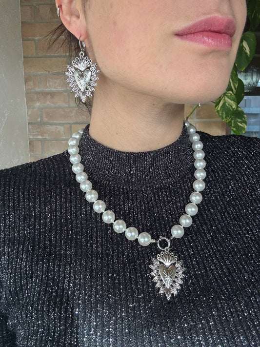 Collana San Bernardino Con Perle