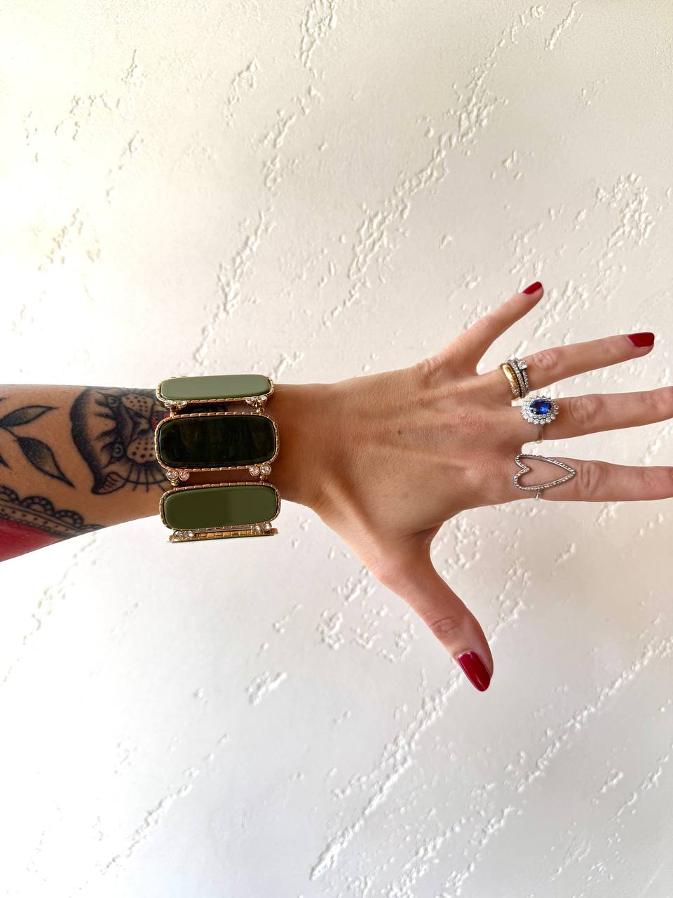Bracciale Sunset – Bracciale Elasticizzato a Fascia con Elementi Geometrici
