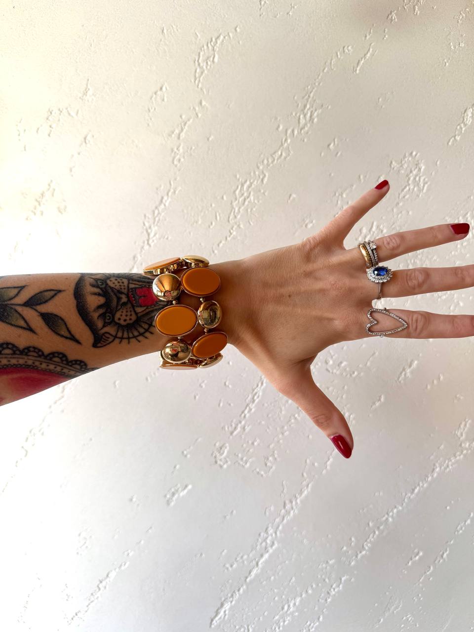 Bracciale Sunset – Bracciale Elasticizzato a Fascia con Elementi Geometrici