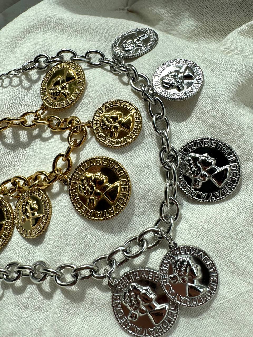 Bracciale Monete in acciaio