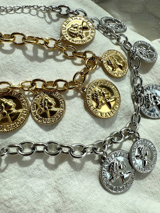 Bracciale Monete in acciaio
