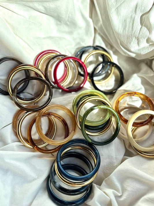 Bracciali Rigidi Chroma 4 in resina e acciaio
