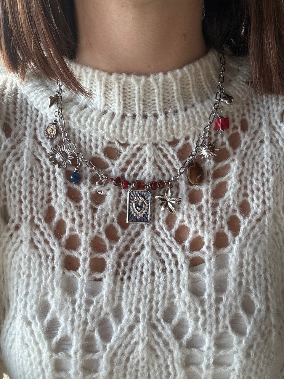 Collana Kos argentata