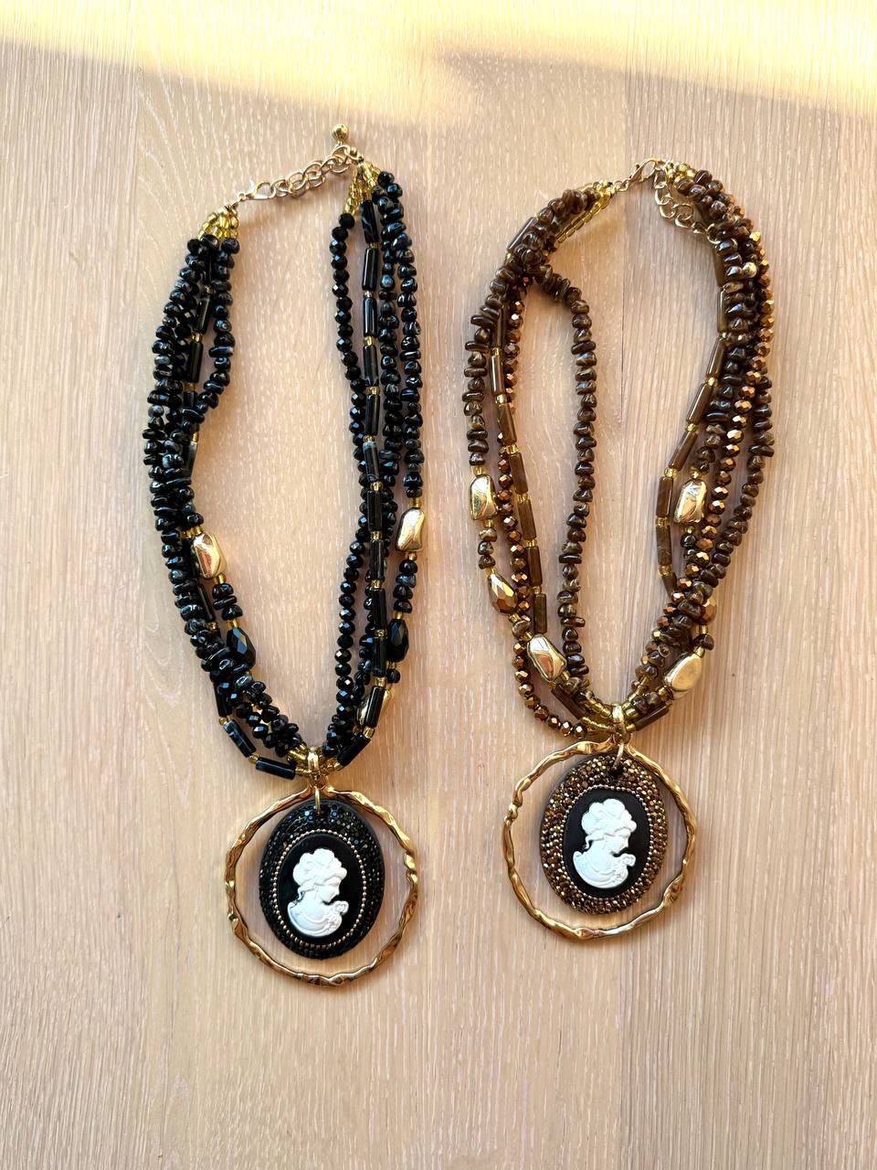 Collana Multifilo Vintage Style