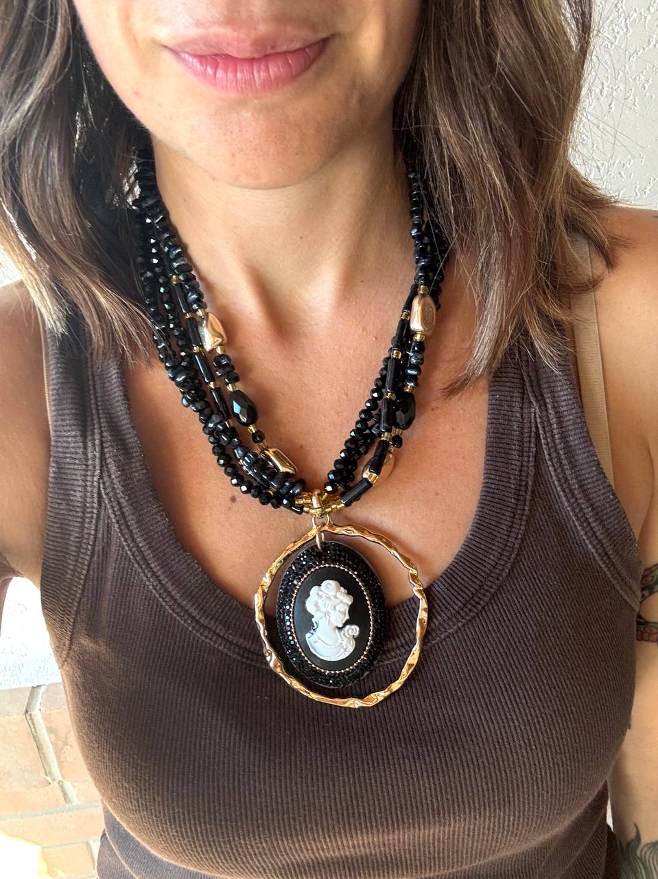 Collana Multifilo Vintage Style