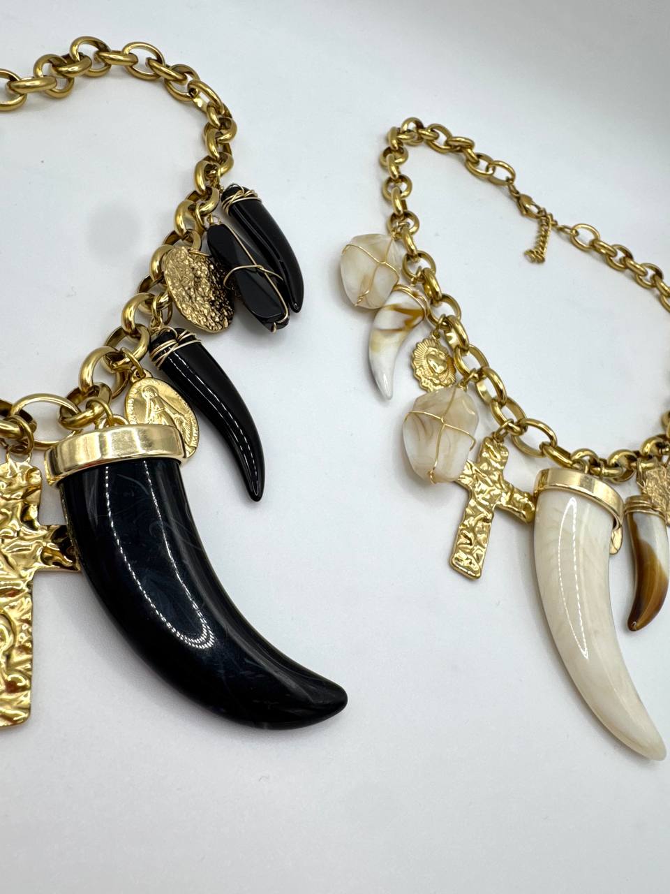 Collana Amuleti in acciaio