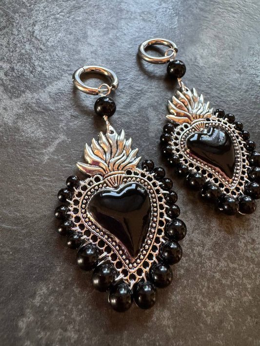 Orecchini Black Sacred