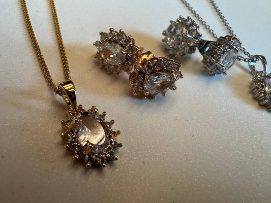 Orecchini e Collana Crystal