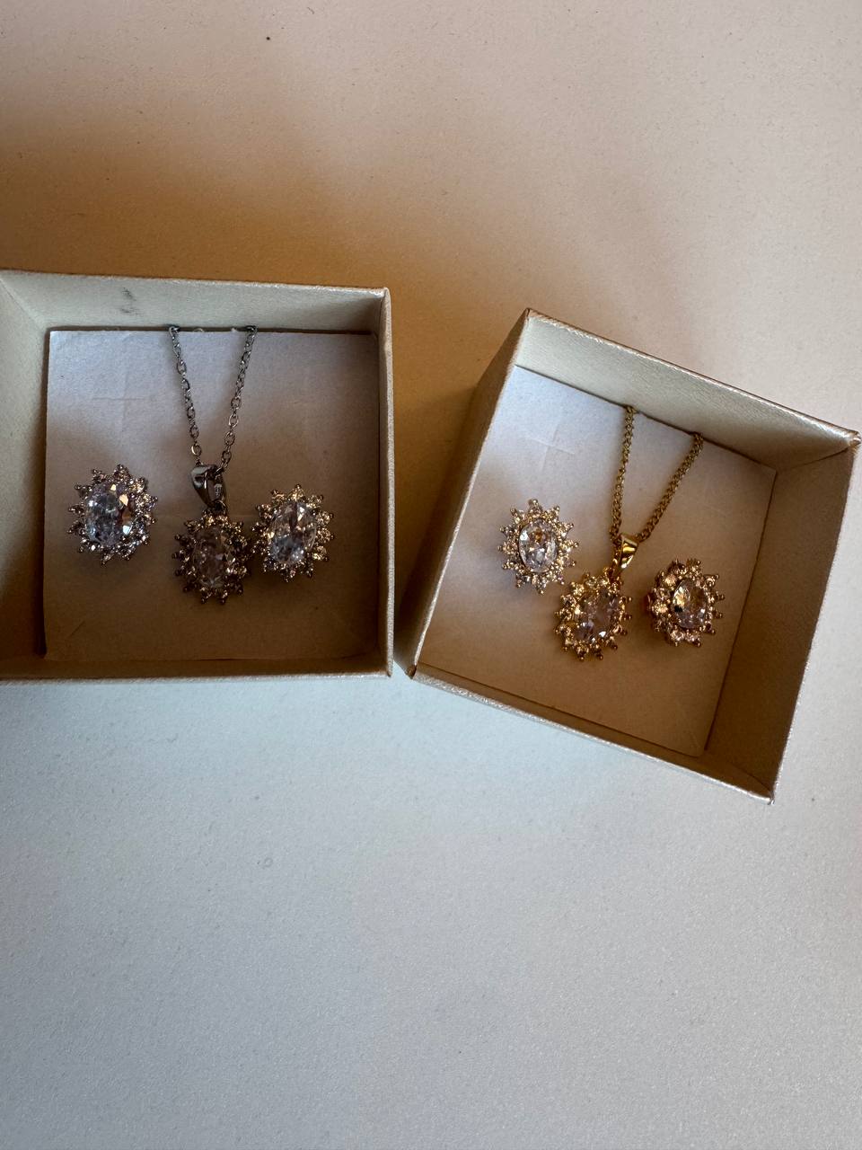 Orecchini e Collana Crystal